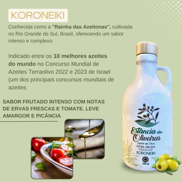 Imagem de Azeite Oliva Extra Virgem Koroneiki Estância Oliveiras 250ml