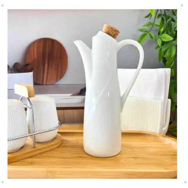 Azeiteiro e vinagreiro galheteiro Oásis 250 Ml Com Alça - hauskraft Imagem de Azeiteiro e vinagreiro galheteiro Oásis 250 Ml Com Alça