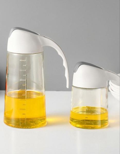 Imagem de Azeiteiro / vinagreiro / porta óleo de vidro com tampa de plástico jarra 630ml