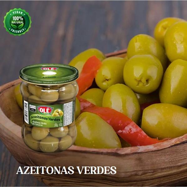 Imagem de Azeitona Verde Com Caroco Ole. Vidro 140g