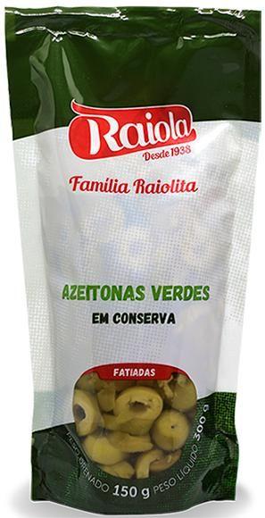 Imagem de Azeitona Verde Fatiada Raiolita DoyPack 150g