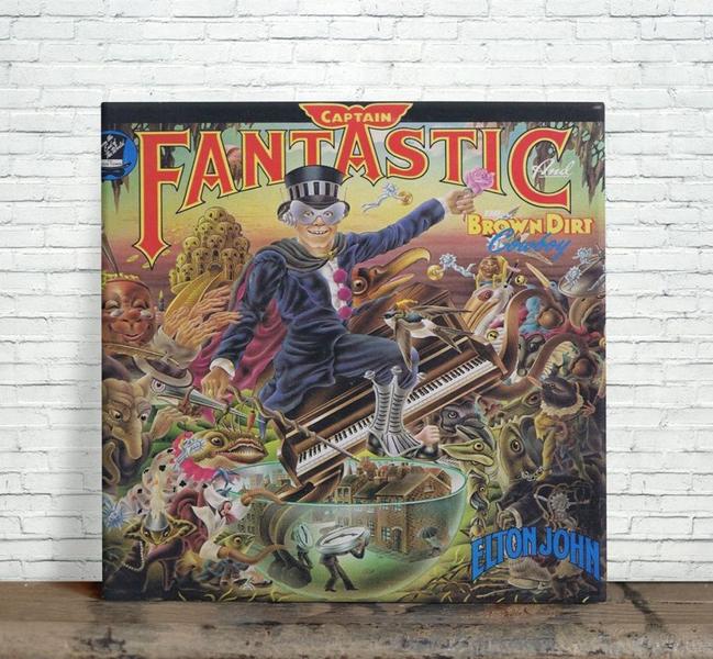 Imagem de Azulejo Decorativo Elton John Captain Fantastic 15x15