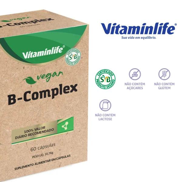 Imagem de B-Complex Vitamina Complexo B Vegan 60 Cápsulas Vitaminlife