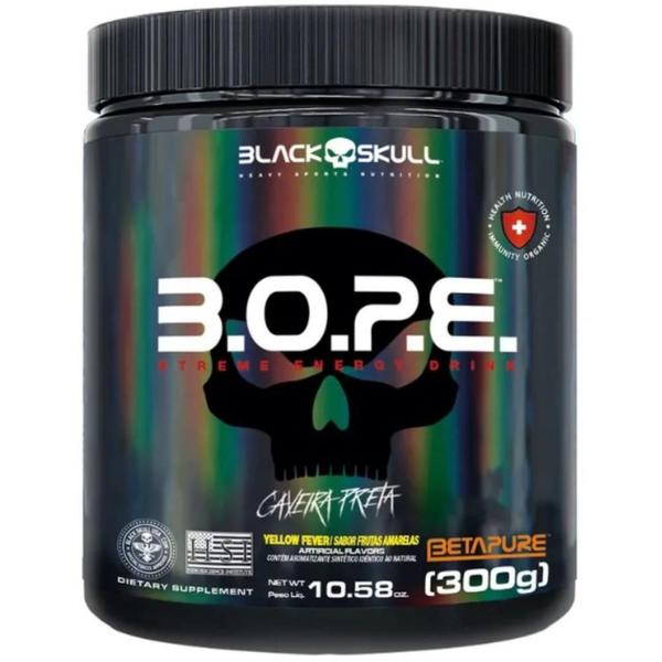 B.O.P.E - Pré Treino BOPE Workout Sabor Frutas Amarelas 300 G - Black Skull B.O.P.E - Pré Treino BOPE Workout Sabor Frutas Amarelas 300 G - Black Skull