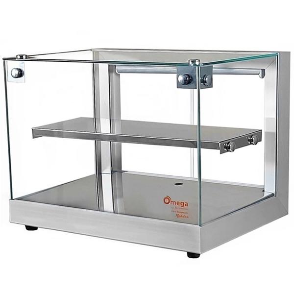 Imagem de B-VFD47 - Vitrine fria Beta 47cm Dupla com 8 Gelo-X Prata Bivolt - Omega