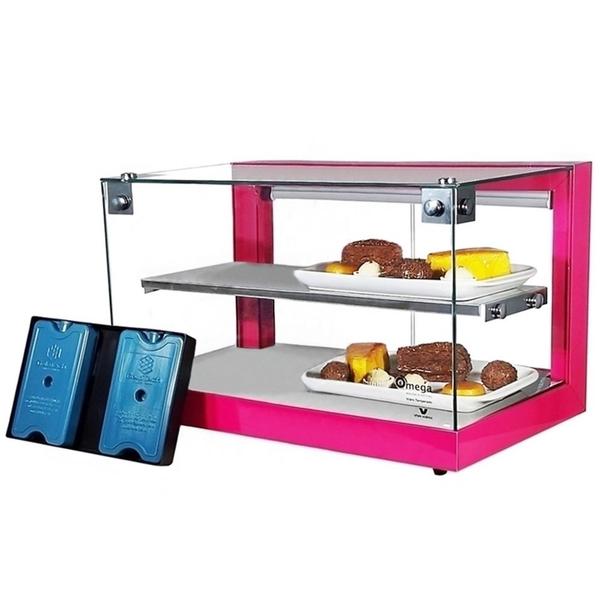 Imagem de B-VFD62 - Beta Vitrine fria 62cm Rosa Dupla com 12 Gelo X - Bivolt - Omega