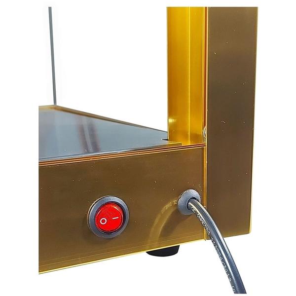 B-VFD62 Vitrine fria Beta 62cm Dourada Dupla - Com 12 Gelo-X - Bivolt - Omega Imagem de B-VFD62 Vitrine fria Beta 62cm Dourada Dupla - Com 12 Gelo-X - Bivolt - Omega