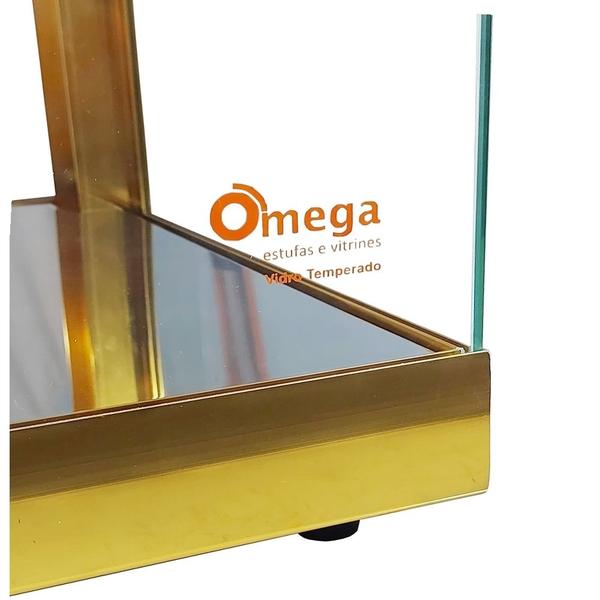 B-VFD62 Vitrine fria Beta 62cm Dourada Dupla - Com 12 Gelo-X - Bivolt - Omega Imagem de B-VFD62 Vitrine fria Beta 62cm Dourada Dupla - Com 12 Gelo-X - Bivolt - Omega