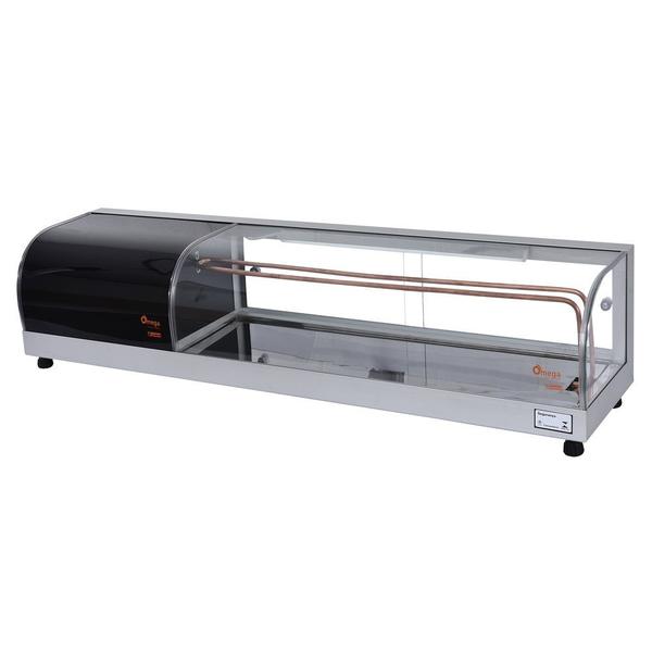 B-VFRS1350 - Vitrine Refrigerada Beta Sushi 1,35m Prata - 127V - Omega - Comercial Imagem de B-VFRS1350 - Vitrine Refrigerada Beta Sushi 1,35m Prata - 127V - Omega - Comercial