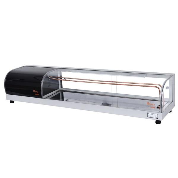 B-VFRS1950 - Vitrine Refrigerada Beta Sushi 1,95m Prata - 127V - Omega Imagem de B-VFRS1950 - Vitrine Refrigerada Beta Sushi 1,95m Prata - 127V - Omega