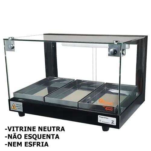B-VN47 - Vitrine Neutra Beta 47cm Preta - Bivolt - Omega Imagem de B-VN47 - Vitrine Neutra Beta 47cm Preta - Bivolt - Omega