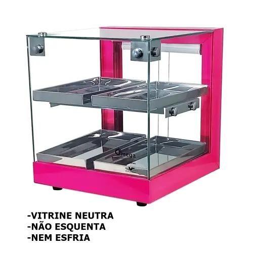 Imagem de B-VND32 - Vitrine Neutra Beta Dupla 32cm Rosa - Bivolt - Omega