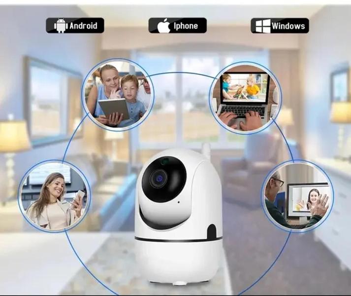 Babá Eletrônica Câmera Sem Fio Wifi Visão Noturna Microfone Visão Full HD - Afc Imagem de Babá Eletrônica Câmera Sem Fio Wifi Visão Noturna Microfone Visão Full HD
