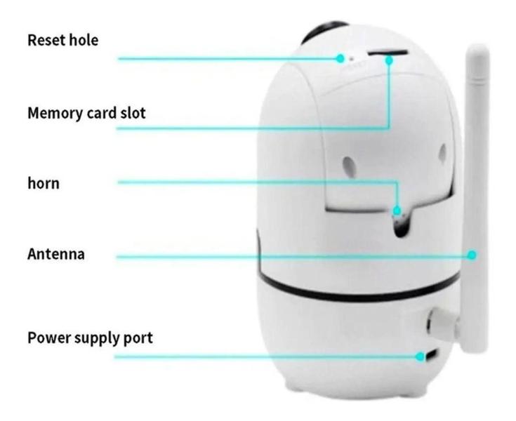 Babá Eletrônica Câmera Sem Fio Wifi Visão Noturna Microfone Visão Full HD - Afc Imagem de Babá Eletrônica Câmera Sem Fio Wifi Visão Noturna Microfone Visão Full HD