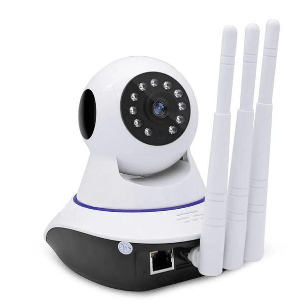Babá Eletrônica Câmera Wi-Fi Visão Noturna Microfone Sem Fio - Baba Imagem de Babá Eletrônica Câmera Wi-Fi Visão Noturna Microfone Sem Fio