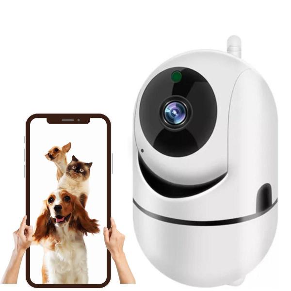 Babá Eletrônica Câmera Wifi Pet Com Microfone Visao Noturna - Wifi Smart Imagem de Babá Eletrônica Câmera Wifi Pet Com Microfone Visao Noturna