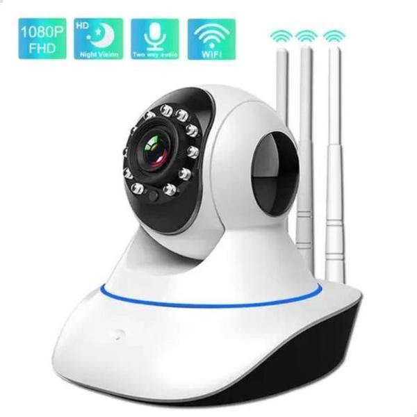 Babá Eletrônica Com Câmera Wifi 360º, Vigilância Conveniente - Câmera Baba Imagem de Babá Eletrônica Com Câmera Wifi 360º, Vigilância Conveniente