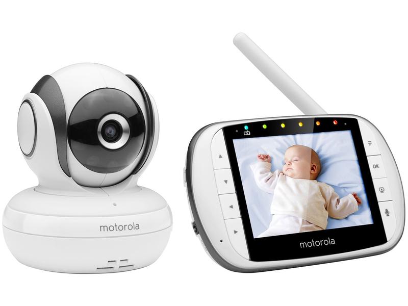 Babá Eletrônica Motorola MBP36S Tela 3,5” Monitoramento da Temperatura Ambiente Rotação Babá Eletrônica Motorola MBP36S Tela 3,5” Monitoramento da Temperatura Ambiente Rotação