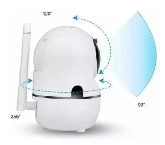 Babá Eletrônica Robozinho 360º Hd Noturno, Monitoramento - Ip Câmera Baba Imagem de Babá Eletrônica Robozinho 360º Hd Noturno, Monitoramento