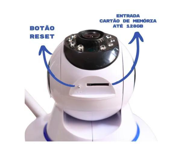 Imagem de Babá Eletrônica Robozinho Wireless 360º HD, Proteção Avançada