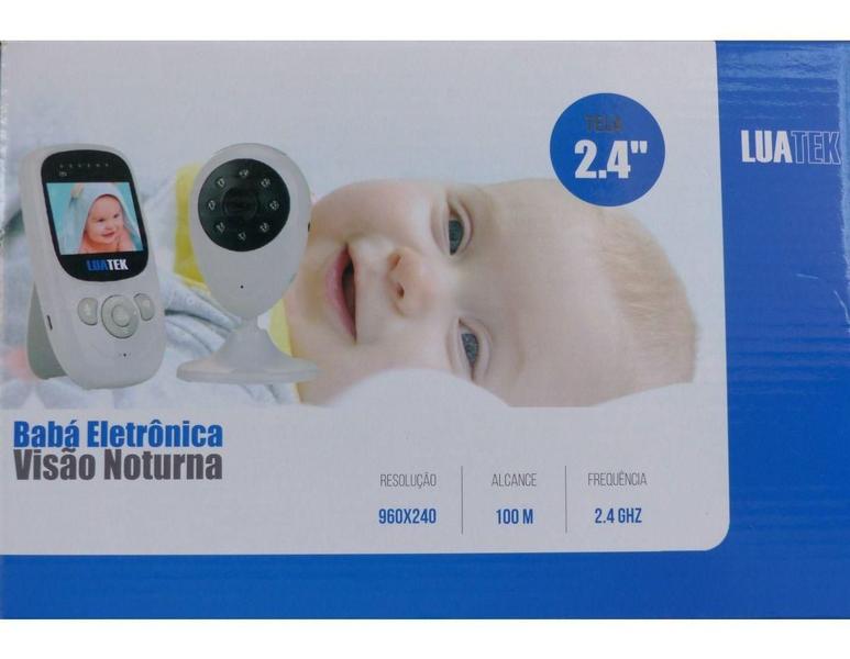 Imagem de Babá Eletrônica Sem Fio Com Visão Noturna 200Mt Tela Lcd 2.4