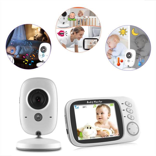Babá Eletrônica Visão Noturna Vb603 Video Voz Camera S/ Fio Zoom Imagem de Babá Eletrônica Visão Noturna Vb603 Video Voz Camera S/ Fio Zoom