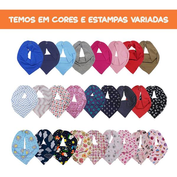 Imagem de Babador Bandana Bebe Menina Acessorio Fotos e Alimentação Maternidade Baby Chevron Rosa