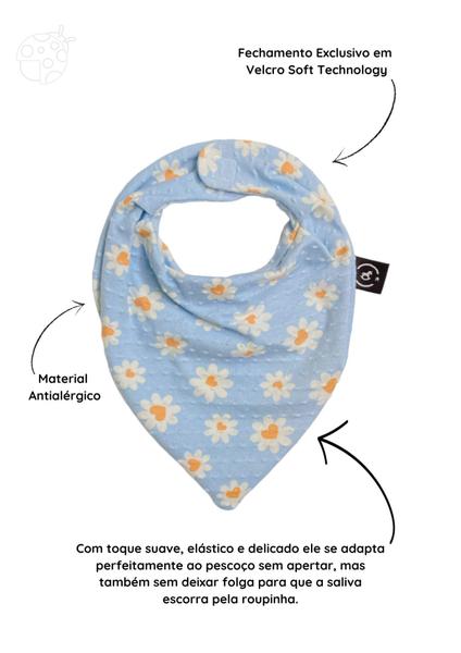 Imagem de Babador bandana edição limitada bib penka infantil bebê