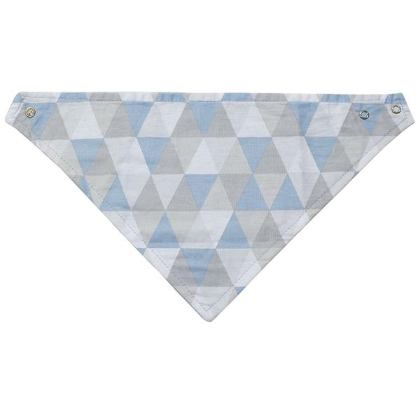 Imagem de Babador Bandana para Bebê - Losango Azul