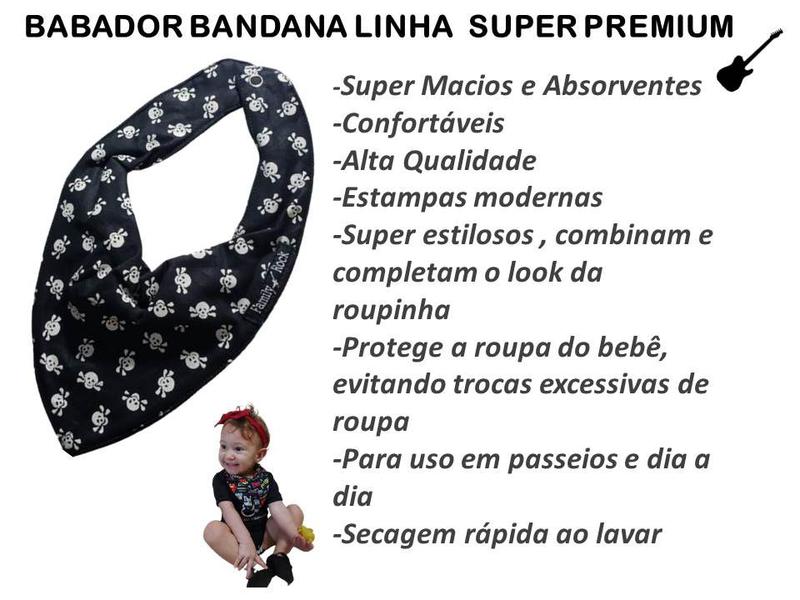 Imagem de Babador Bandana Xadrez Vermelho Linha Premium 100% Algodão Bebê