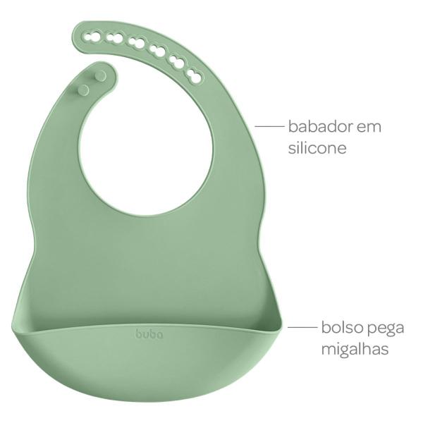 Imagem de Babador Bebê Pega Migalhas Em Silicone - Buba