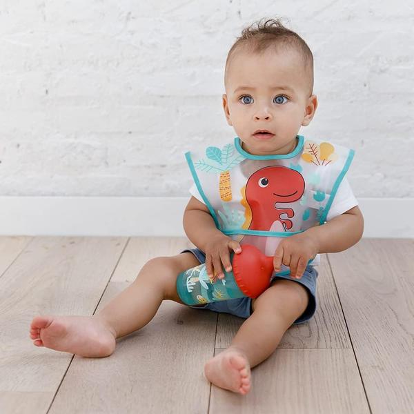 Imagem de Babador Buba Infantil com Pega Migalhas Impermeável Com Fecho- Buba Baby