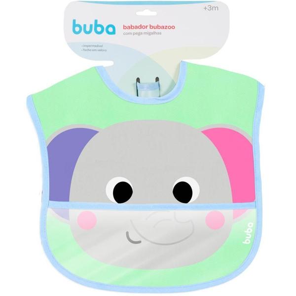 Imagem de Babador Buboo Elefante Com Bolso Pega Migalhas 17077 Buba