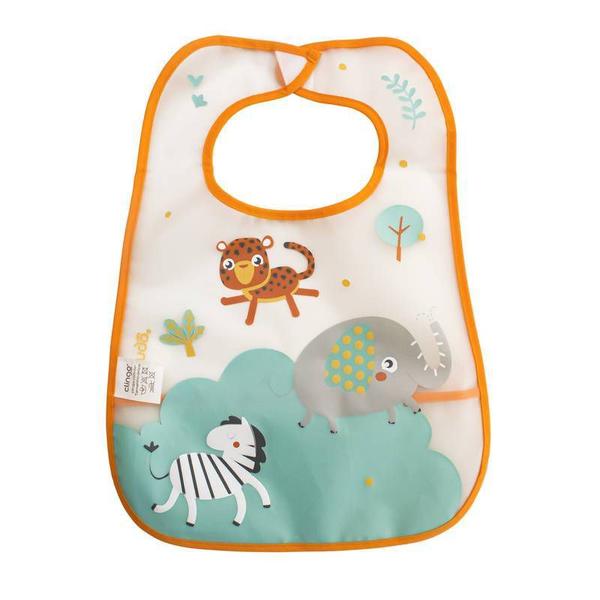 Babador com Bolso Coletor Safari - Clingo Imagem de Babador com Bolso Coletor Safari - Clingo