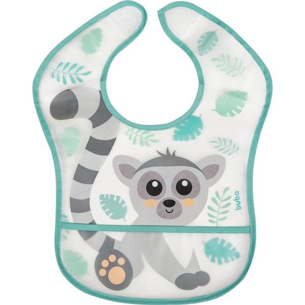 Babador com bolso lemure buba Imagem de Babador com bolso lemure buba