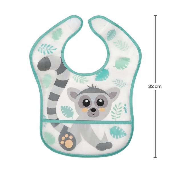 Babador com bolso lemure buba Imagem de Babador com bolso lemure buba