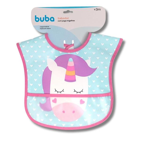 Imagem de Babador com bolso unicornio - buba