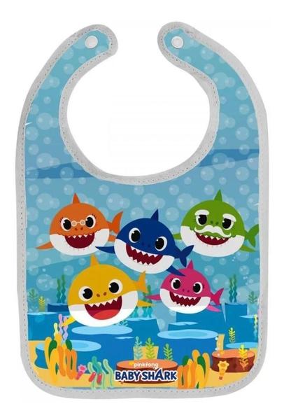 Imagem de Babador Com Botão Porta Migalhas Baby Shark Baby Go 1278