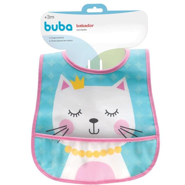 Imagem de Babador com Pega Migalhas Gatinha 09823 - Buba