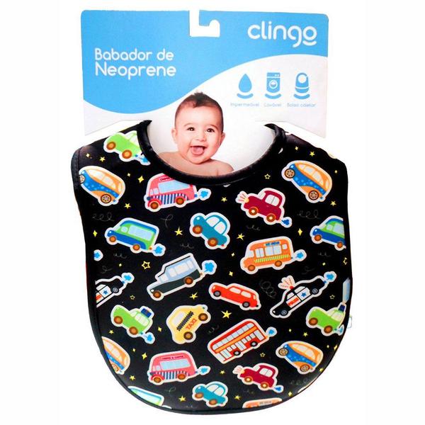 Imagem de Babador de Neoprene - Carros - Colorido - C0117 - Clingo