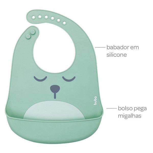 Imagem de Babador de Silicone Buba com Pega Migalhas (3M+)