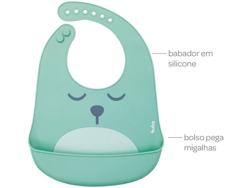 Imagem de Babador de Silicone com Bolso Buba Gumy