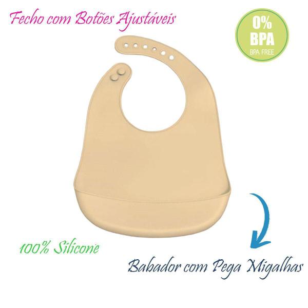 Imagem de Babador De Silicone Com Bolso Imp - Bronze