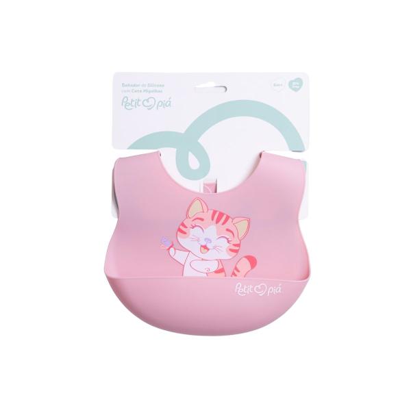Babador de Silicone com Cata Migalhas Lia - Petit Piá - Petit Pia Imagem de Babador de Silicone com Cata Migalhas Lia - Petit Piá
