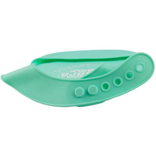 Imagem de Babador De Silicone Infantil Verde - Turminha Guará