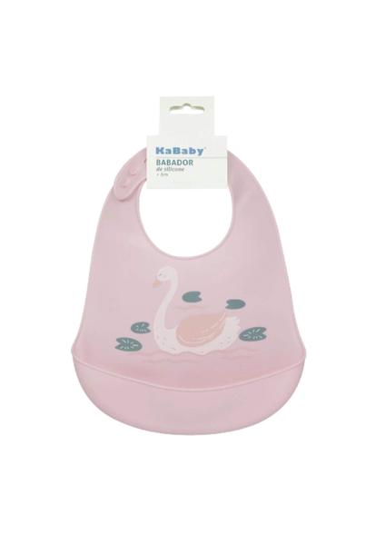 Imagem de Babador de silicone tema kababy infantil criança bebê