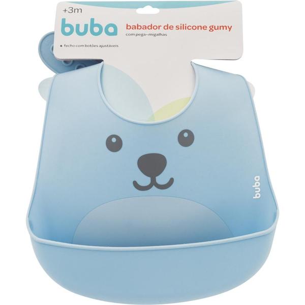 Imagem de Babador em Silicone Gumy com Pega Migalhas Infantil - Buba