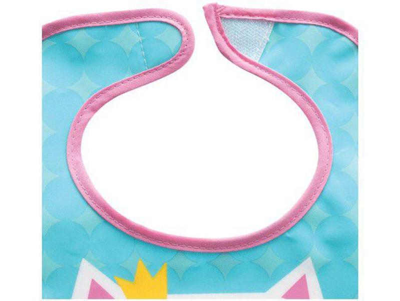 Babador Impermeável com Bolso Buba Gatinha Imagem de Babador Impermeável com Bolso Buba Gatinha