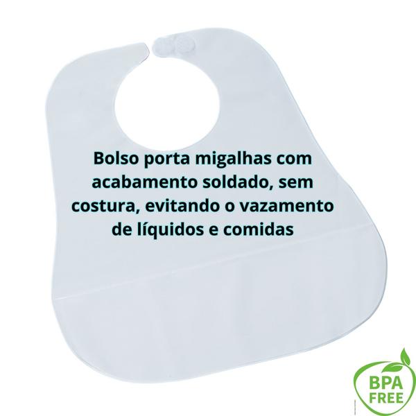 Imagem de Babador Impermeável Regulável Infantil Bebê Cata Migalhas Ajustável Menino Menina Varios Modelos NF