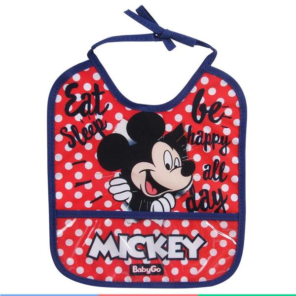 Imagem de Babador Infantil Bebe Com Bolso Coletor De Migalhas Disney Baby Go